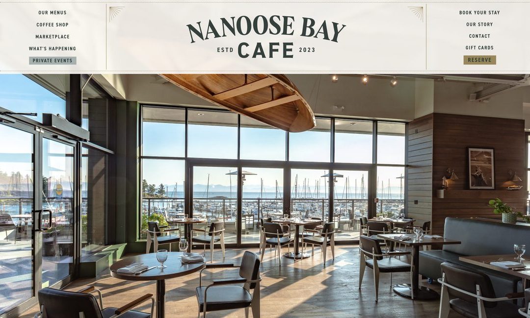 The “Nanoose Bay Cafe” at Fairwinds Marina is now Open